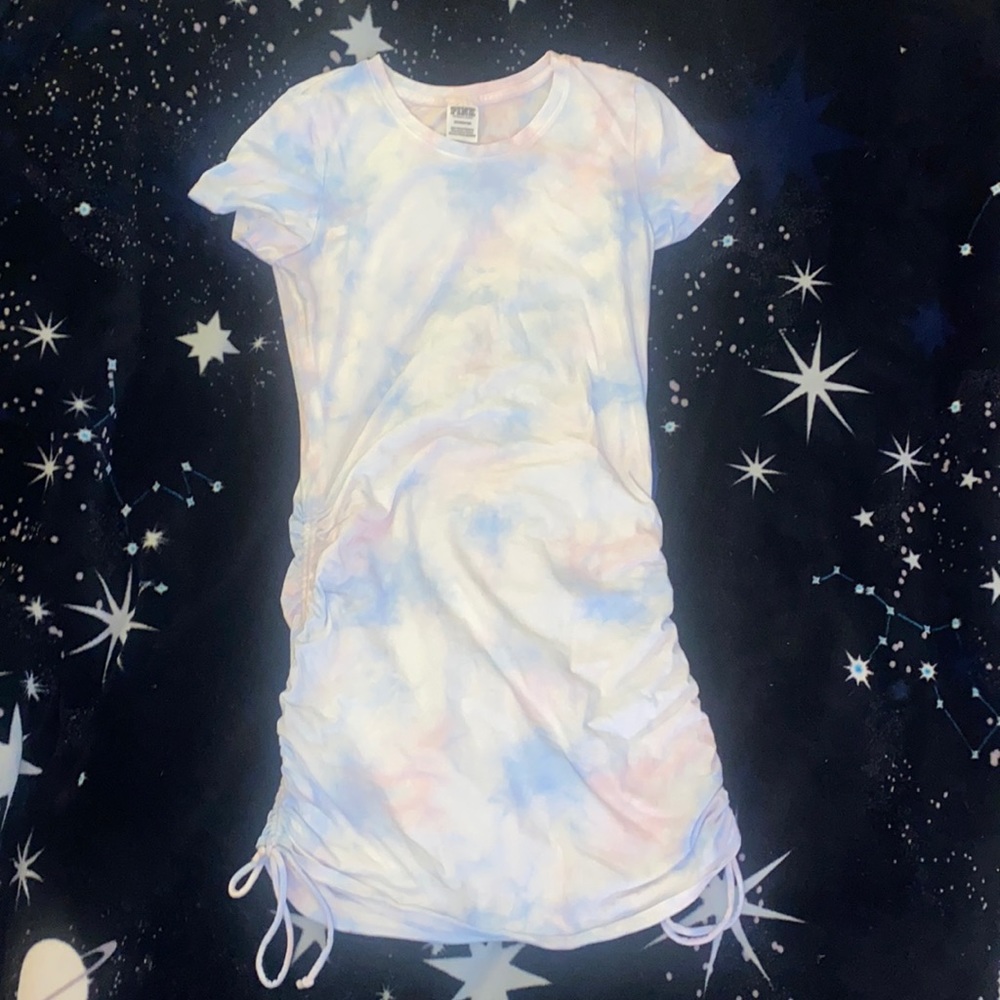 VS PINK Tie-dye T-shirt Dress